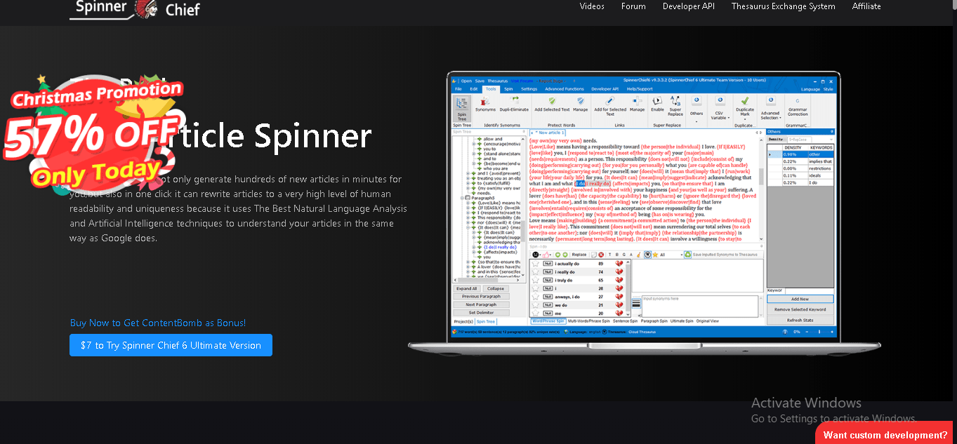 best free article spinner software
